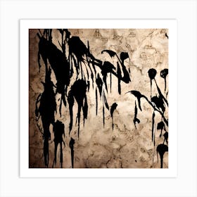 Abstract Grunge Art Print