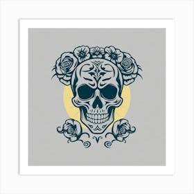 Day Of The Dead Skull 5 Art Print