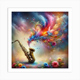 Saxophone Art Print