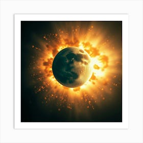 Full Moon 15 Art Print