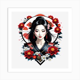 Geisha 3 Art Print