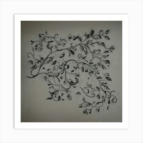 Vines And Leaves Art Print