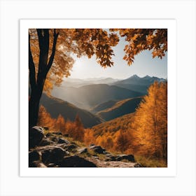 Autumn In The Mountains 5 Art Print