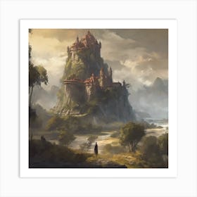 Fantasy Castle 65 Art Print