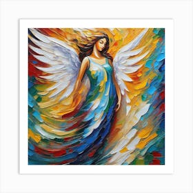 Angel Painting 10 Art Print