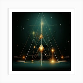 Golden Triangle Art Print