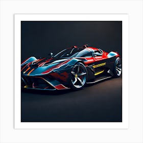 Supercar concept Art Print