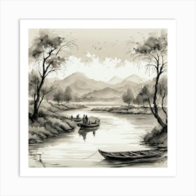 Chinese Art 191 Art Print