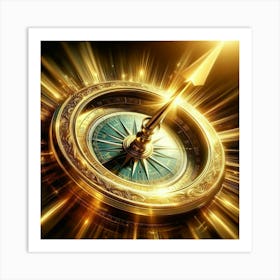 Golden Compass 4 Art Print