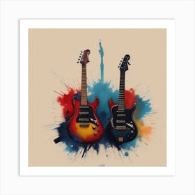 Guitars In Toronto Art Print