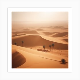 Desert Landscape - Desert Stock Videos & Royalty-Free Footage 14 Art Print