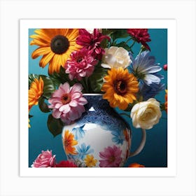 Flowers In A Vase 44 Art Print