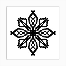 Snowflake 6 Art Print