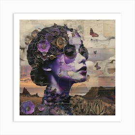 'Purple' 1 Art Print