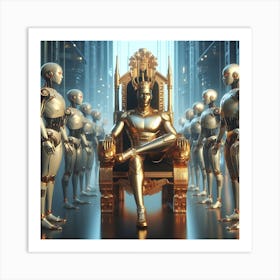 King Of Robots 7 Art Print