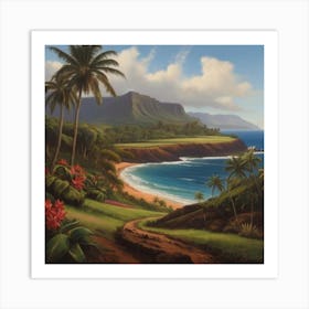 Hawaiian Beach 4 Art Print