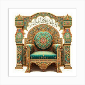 Islamic Throne 4 Art Print