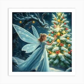 Fairy Christmas Tree 3 Art Print