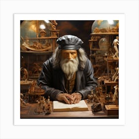 Leonardo Da Vinci Art Print