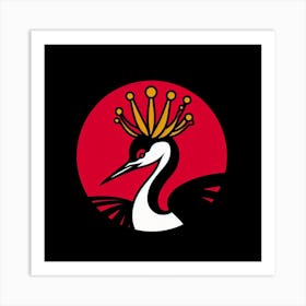 King Crane Art Print