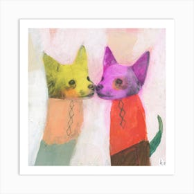 Dog Love Art Print