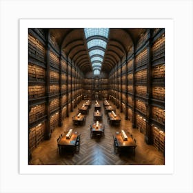 Library 3 Art Print