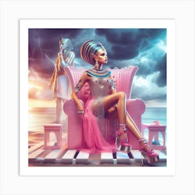 Queenz Vibez Art Print