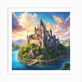 Disney Castle Art Print