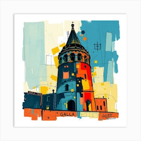 Gala Tower Art Print