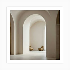 Arches In A Room 2 Art Print