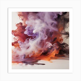 Smoke Abstract Art Print