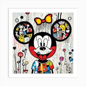 Mickey Reimagined 6 Art Print