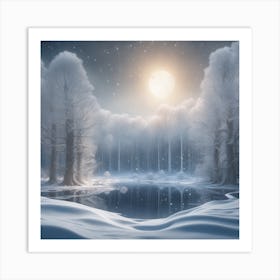 Winter Forest 5 Art Print