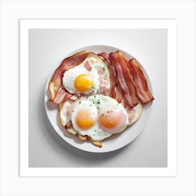 Bacon And Eggs Art Print