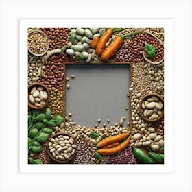 Frame Of Vegetables 4 Art Print