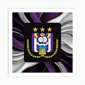 R.S.C. Anderlecht Logo Wall Art 18 Art Print