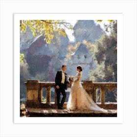 Bride And Groom On A Bridge, Portrait Painting From Photo, Wedding Gifts, Couple Gifts, Anniversary Gifts, Custom Wedding Portrait, Personalized Gifts, Digital Portrait, Custom Portrait, Portrait From Photo, Couple Portrait, Custom Couple, Portrait Watercolor, Painting From Photo, Anniversary Gift, Couple Gifts, Portraits and Frames, Anniversary Gifts, Picture From Photo, Couple Painting, Wedding Portrait, Anniversary Gifts, Personalized Gifts, Gifts, Art Print