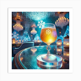 A Luxurious Drink Called Auroral Mead, Served In Art Print