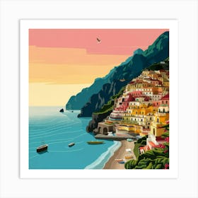 Positano Art Print