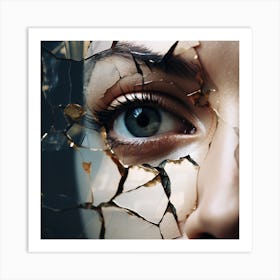 Shattered Glass Art Print