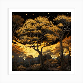 'Dark Forest' Art Print