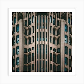 Abstract Modern Building Art Print