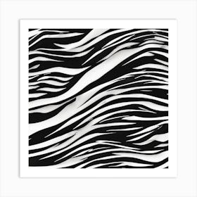 Zebra Stripes Art Print