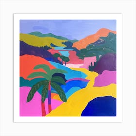 Abstract Travel Collection Barbados 1 Art Print