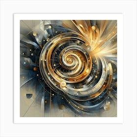 Abstract Spiral 4 Art Print