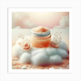 Jar Of Roses Art Print