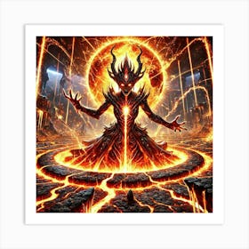 Queen Sorath Core Manipulation Art Print