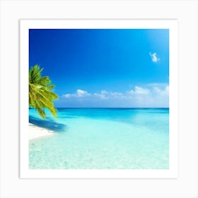 Tropical Beach(wall art) 1 Art Print