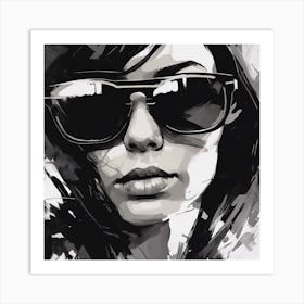 Black And White Painting Art Print