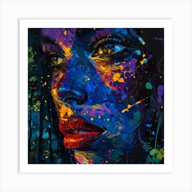 Face Of A Woman Art Print